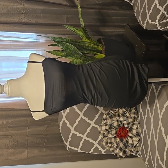 SHEIN Ruched Mini LBD - Picture 2 of 3